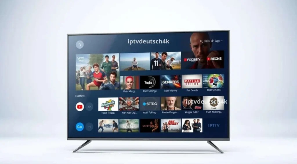 Moderne IPTV-Oberfläche mit breitem Senderangebot aus Deutschland und der Welt – ideal für Nutzer, die den bester IPTV Anbieter suchen.