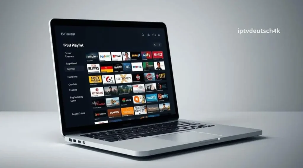 Übersichtliche IPTV Playlist Deutsch mit strukturierter Senderliste für legales und flexibles Internetfernsehen in 4k-Qualität mit iptvdeutsch4k.