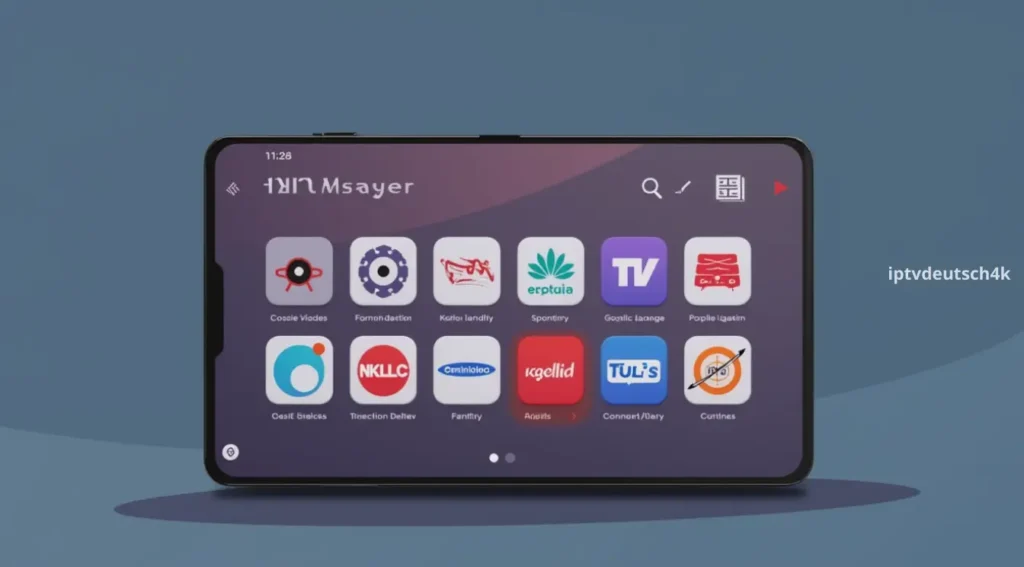 TiviMate Android Player mit benutzerfreundlicher Oberfläche – einer der besten IPTV Player Android für reibungsloses Streaming.