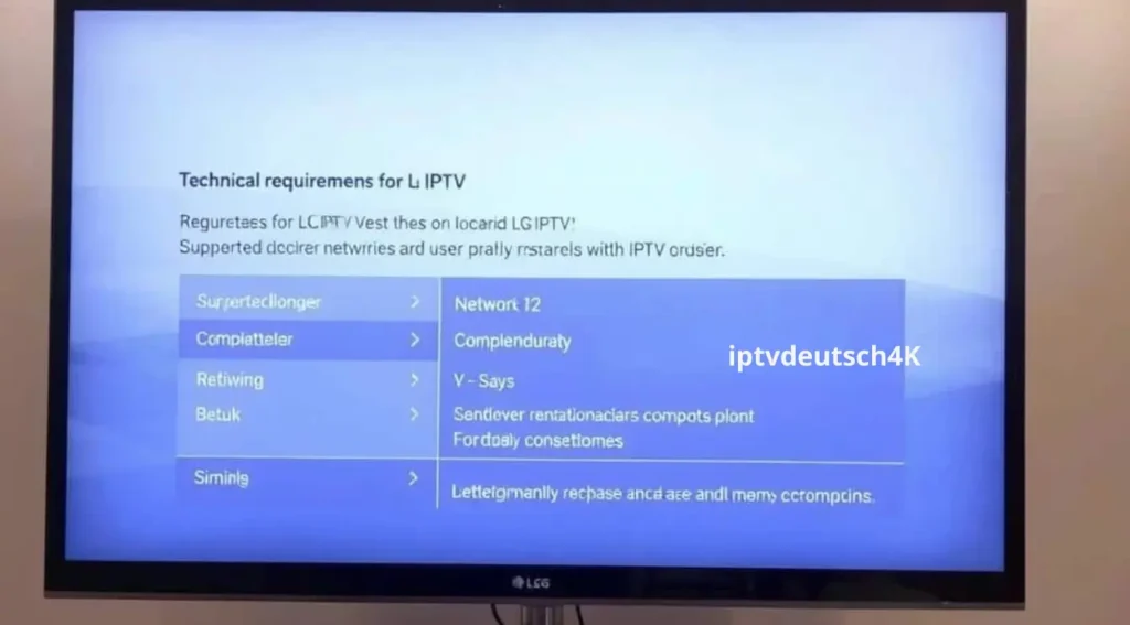 Beste IPTV App für LG Fernseher – technische Anforderungen für IPTV auf LG TV im Überblick.