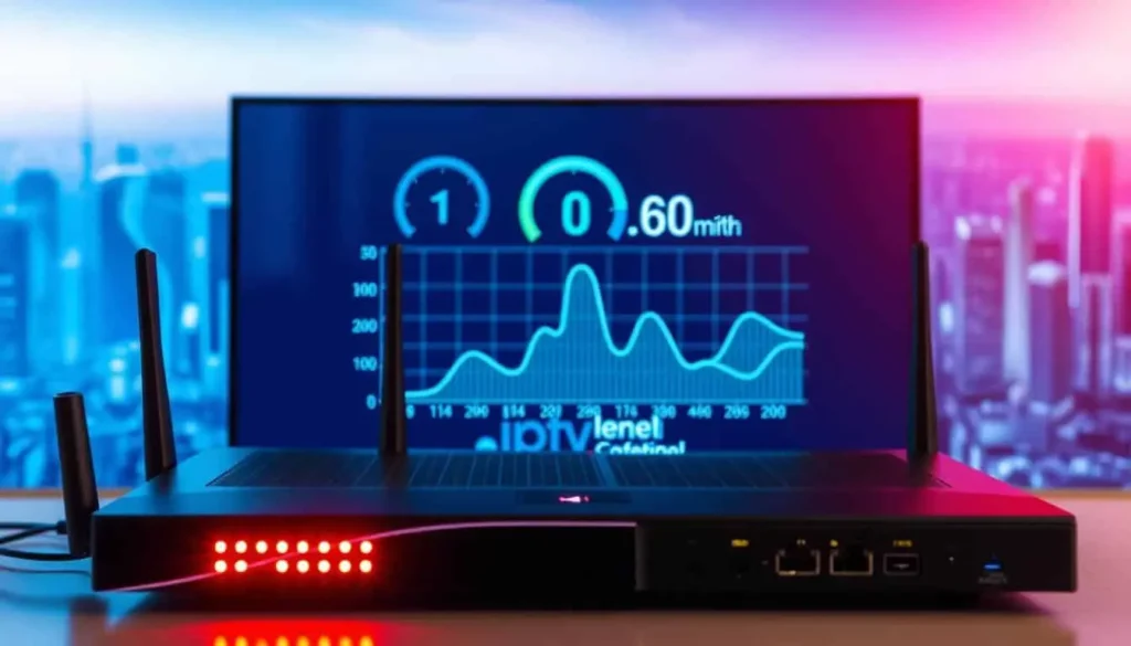 Ein Vergleich verschiedener IPTV-Dienste in Deutschland, dargestellt durch mehrere Bildschirme mit unterschiedlichen TV-Inhalten – ideal für einen deutscher IPTV Service Vergleich.
