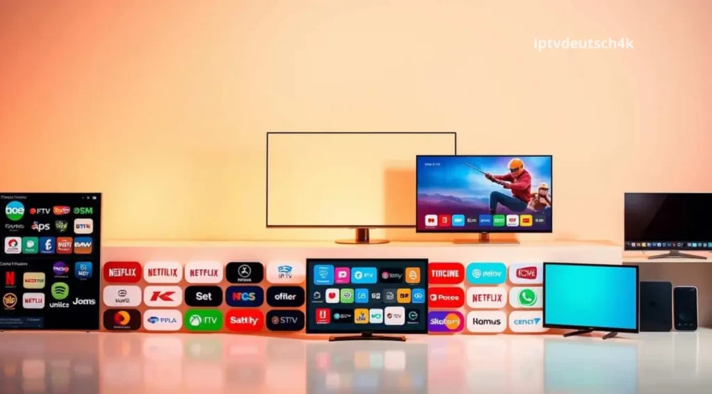 IPTV M3U Liste Deutsch HD mit hochwertigen Fernsehsendern für gestochen scharfes Streaming auf Smart-TV und Apps.