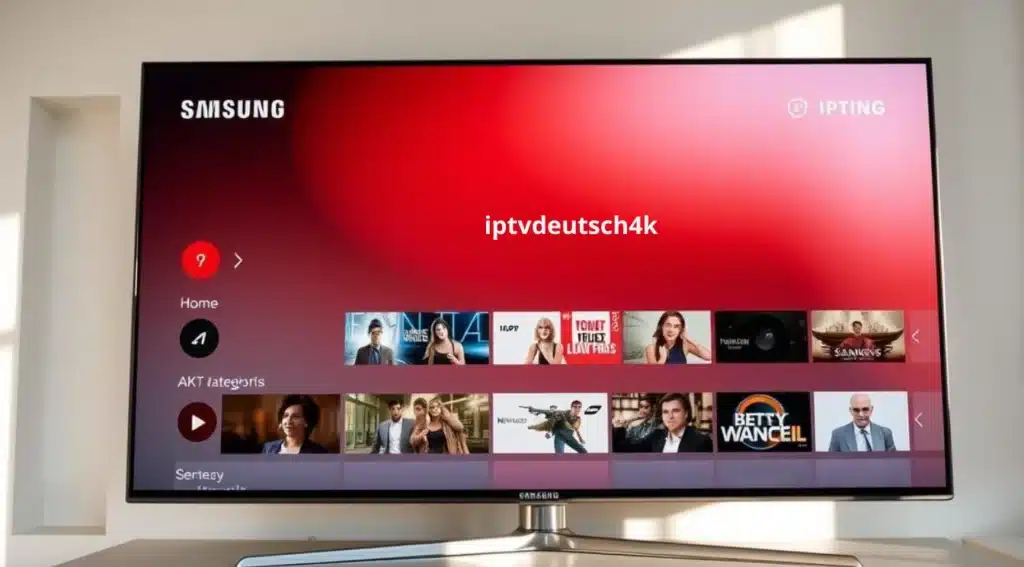 Beste IPTV App für Samsung Fernseher – große Senderauswahl, einfache Bedienung und smartes Streaming in HD & 4K mit beste preise.