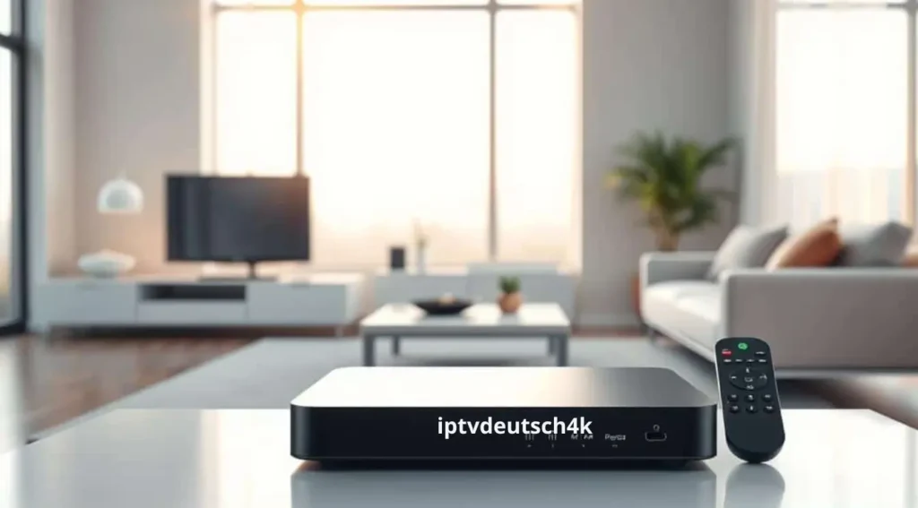 IPTV weltweit Anbieter – Kompakte Set-Top-Box mit globaler Senderauswahl und bequemer Steuerung mit iptvdeutsch4k.