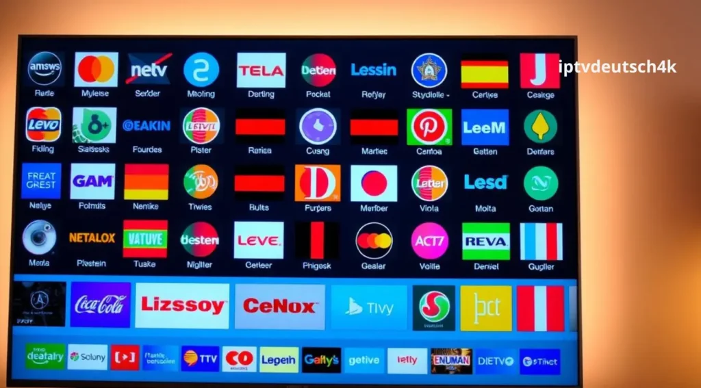 IPTV alle deutschen Sender – alle Kanäle auf einem Smart-TV für grenzenloses Streaming.
