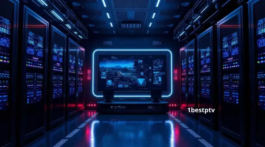 Hochsicheres Rechenzentrum mit moderer Premium IPTV Streaming Technologie für Smart IPTV Premium Dienste mit beste preise.