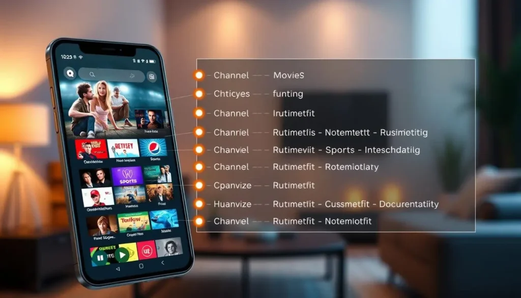 iptv player m3u mit strukturierter Senderübersicht und stabiler Wiedergabe