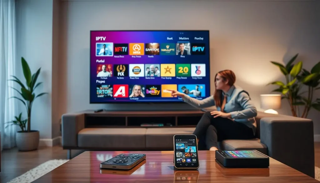 m3u iptv player mit übersichtlich sortierten TV-Sendern