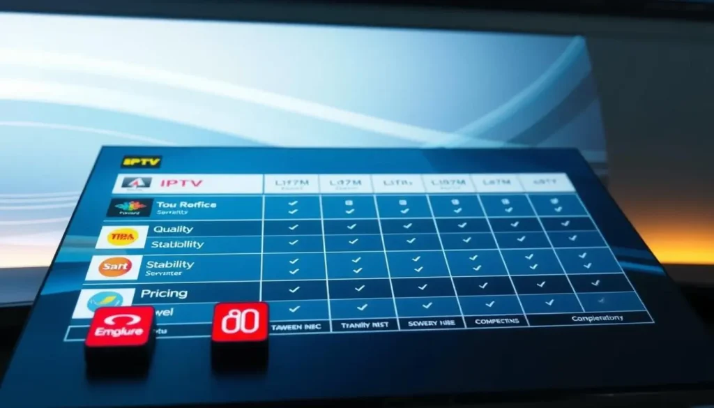 Vergleich der beste iptv anbieter nach Streaming-Stabilität und technischer Qualität