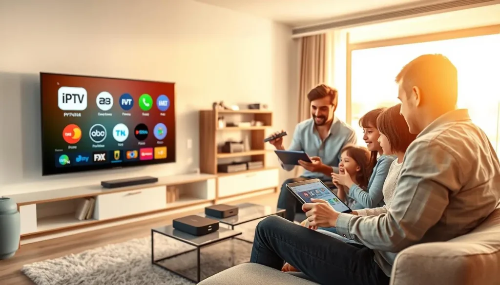 wie funktioniert iptv box – Set-Top-Box empfängt IP-Streams und verbindet Smart-TV mit dem Internet