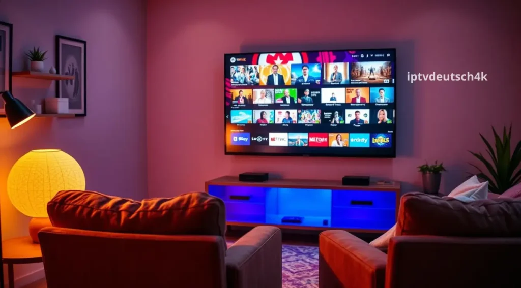 iptv alles offen auf Smart TV mit großer Senderliste und Live-Streaming über Internet